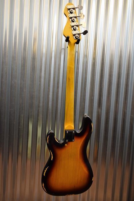 Vintage Icon V4MR Vintage Modern Relic Sunset Sunburst 4 String Bass & Case #304