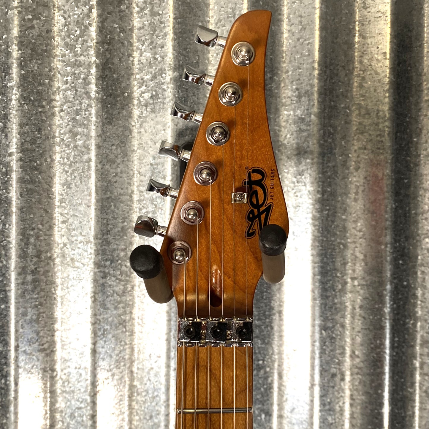 Jet JS850 Relic FR Strat Style Tremolo Guitar Distressed Red #0002