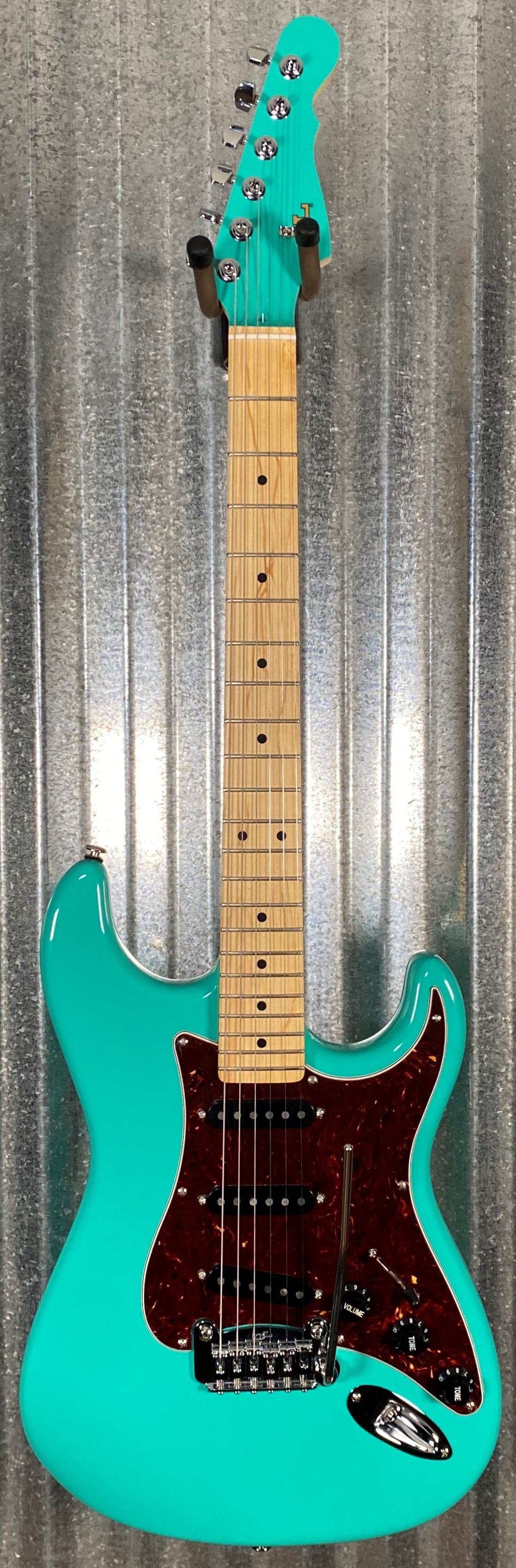 G&L USA Legacy Belair Green Maple Satin Neck Guitar & Case #2021