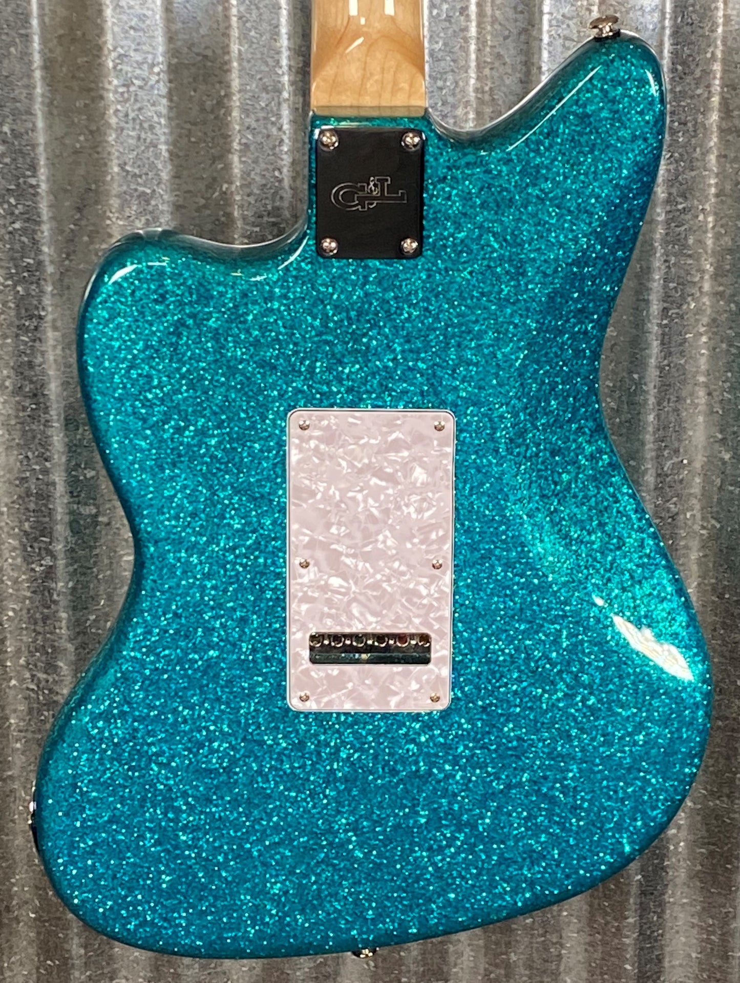 G&L USA Doheny Turquoise Metal Flake Guitar & Case #6225