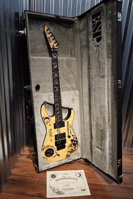ESP LTD KH Ouija Natural Quilt Kirk Hammett Limited Edition Guitar & Case #432