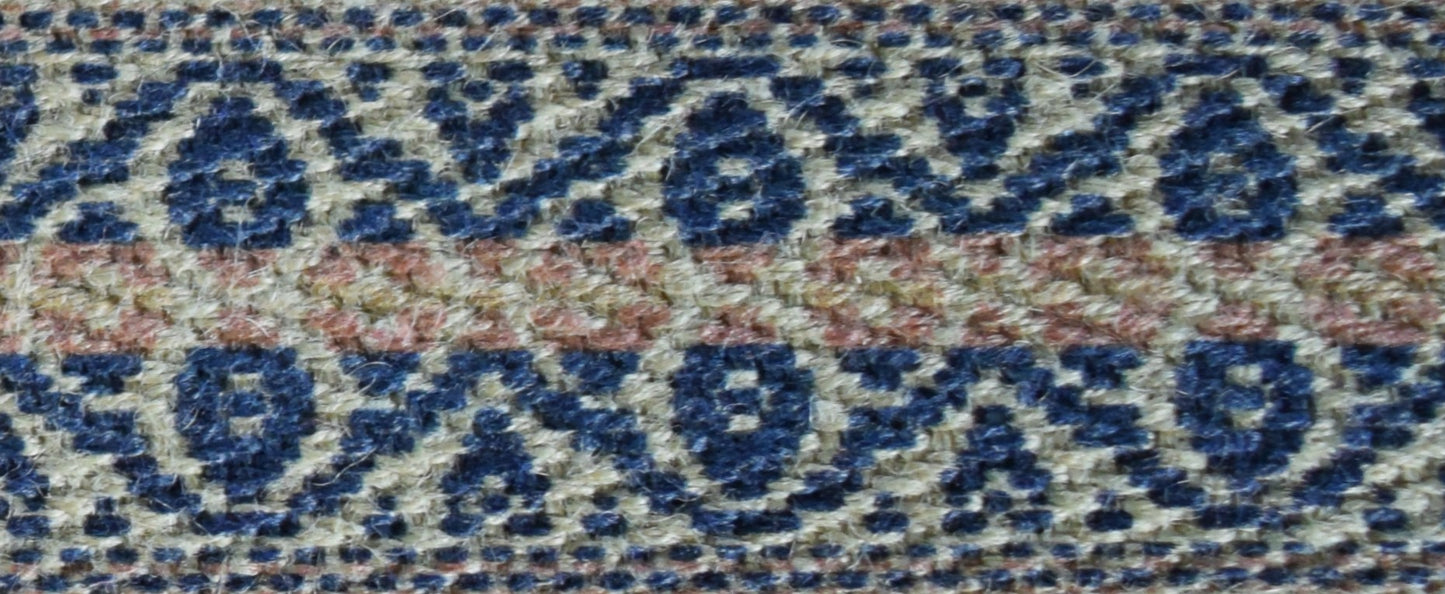 Levy's MH8P-007 2" Hemp Vegan Guitar Bass Strap Berry And Taupe