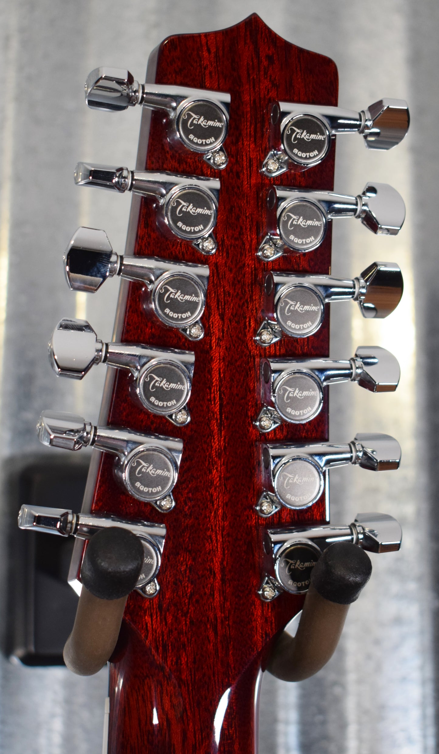 Takamine JJ325SRC-12 String John Jorgenson Gloss Red Acoustic Electric Guitar & Case #0218