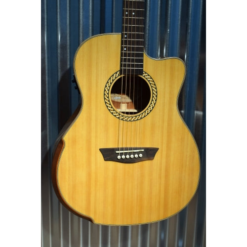 Washburn WCG15CE Comfort Series Acoustic Electric Guitar & Case #0350