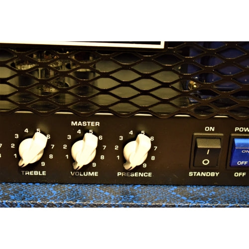 Jet City Amplification JCA-20H 20 Watt Tube Guitar Amp Head Electric Blue Python Tolex Used