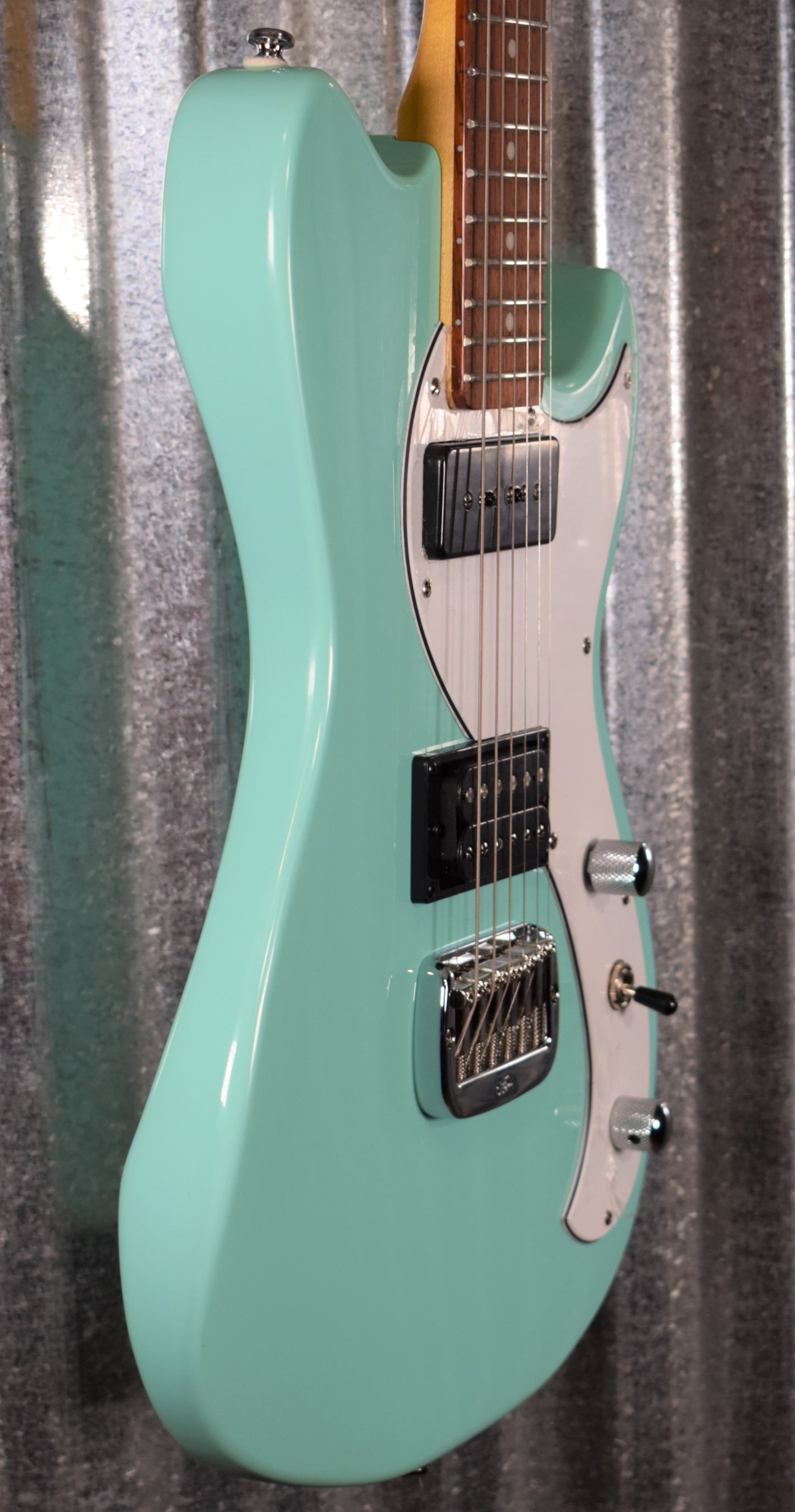 G&L Tribute Fallout Seafoam Green Guitar #9124 Demo
