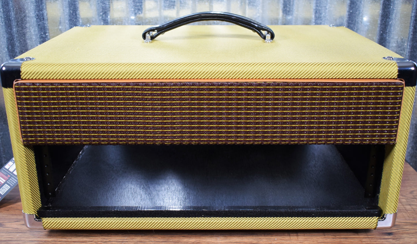 Gator Cases GR-RETRORACK-4TW 4 Space Guitar & Bass Amplifier/Effects Rack Case Tweed
