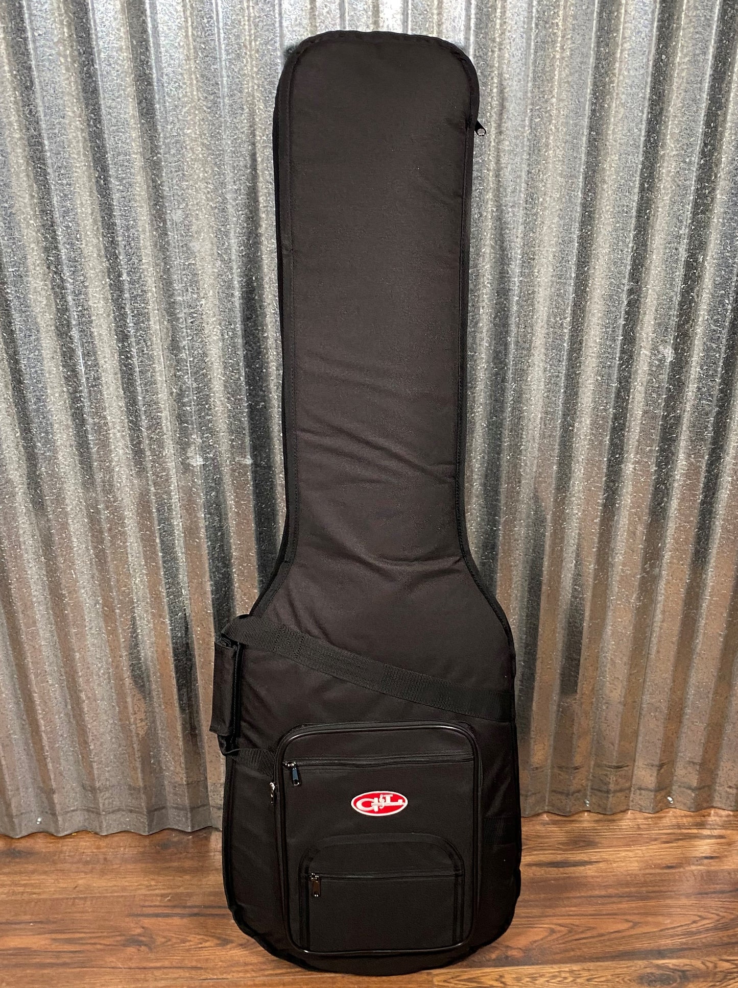 G&L USA Fullerton Deluxe Fallout Bass 4 String Short Scale Shell Pink & Bag #1009