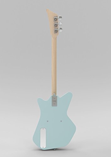 Loog DIY Blue 3 String Electric Guitar Kit Strap & Instructional Book Free APP