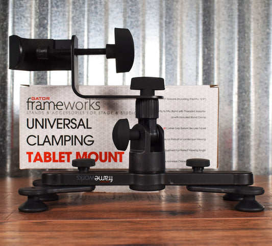 Gator Frameworks GFW-TABLET1000 Mic Stand Tablet Clamp Mount