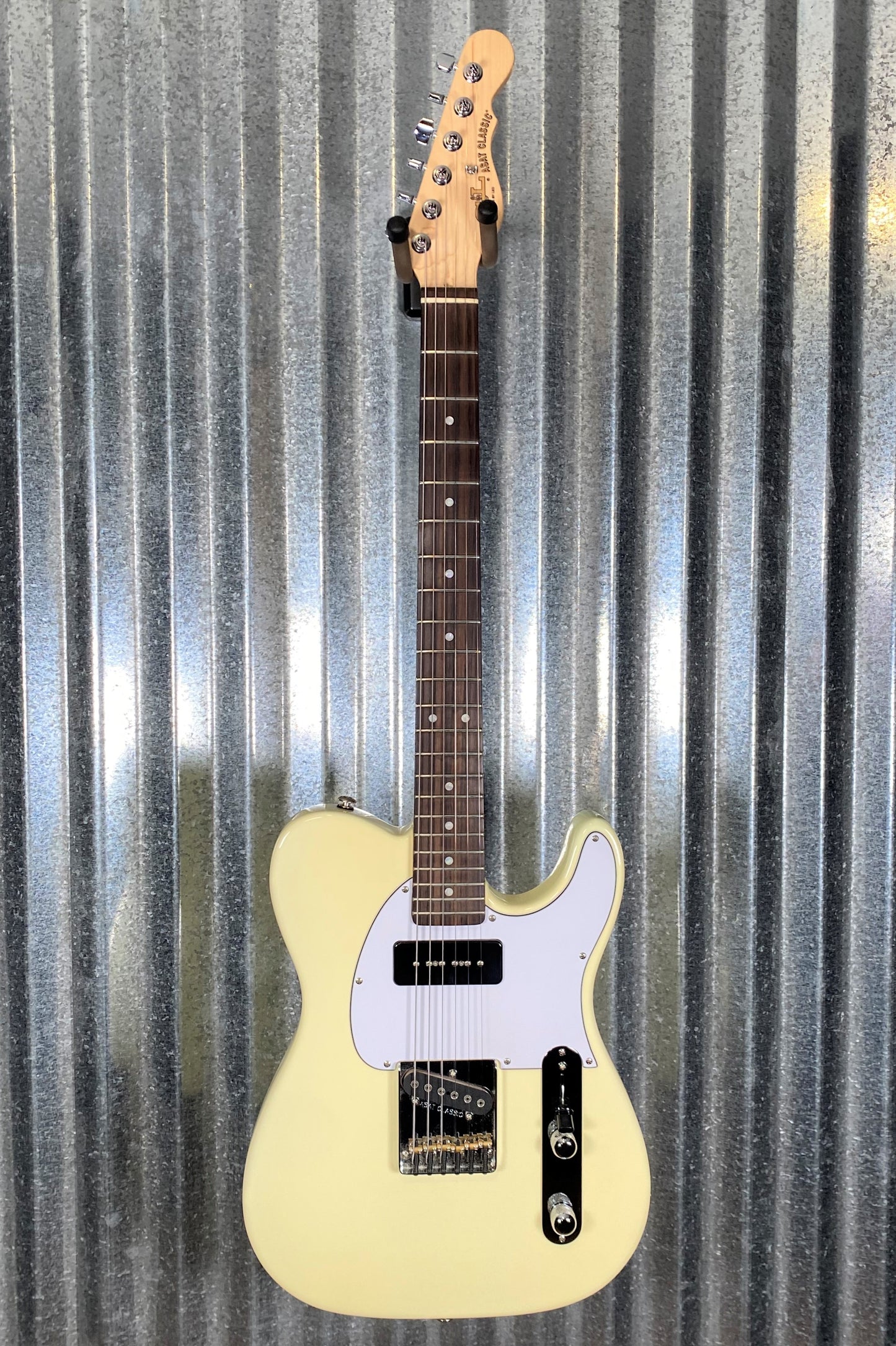 G&L USA 2016 ASAT Classic Bluesboy 90 Vintage White Guitar & Case #7510 Used