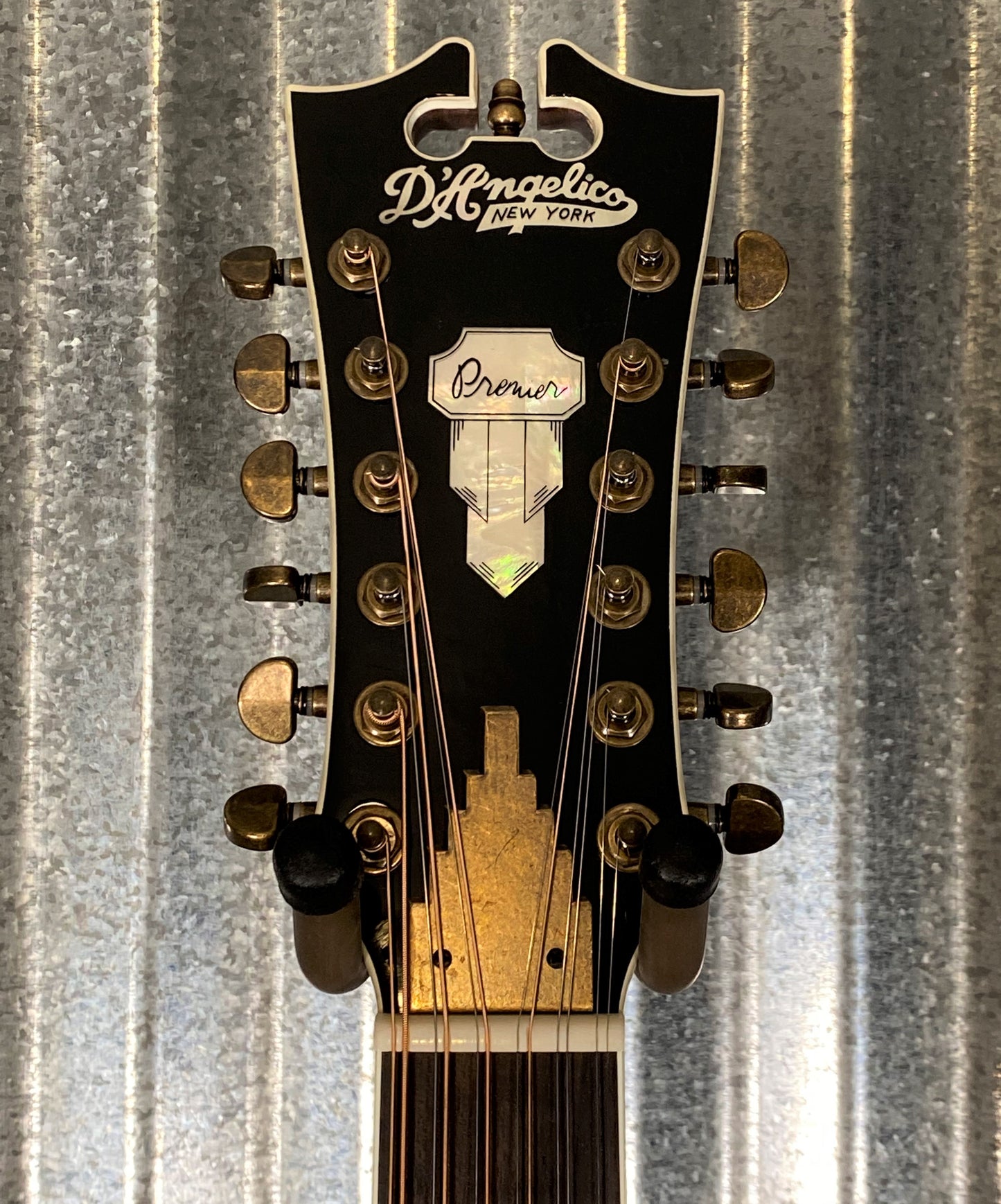 D'Angelico Premier Fulton Grand Auditorium 12 String CE Iced Tea Burst Acoustic Electric Guitar #0010