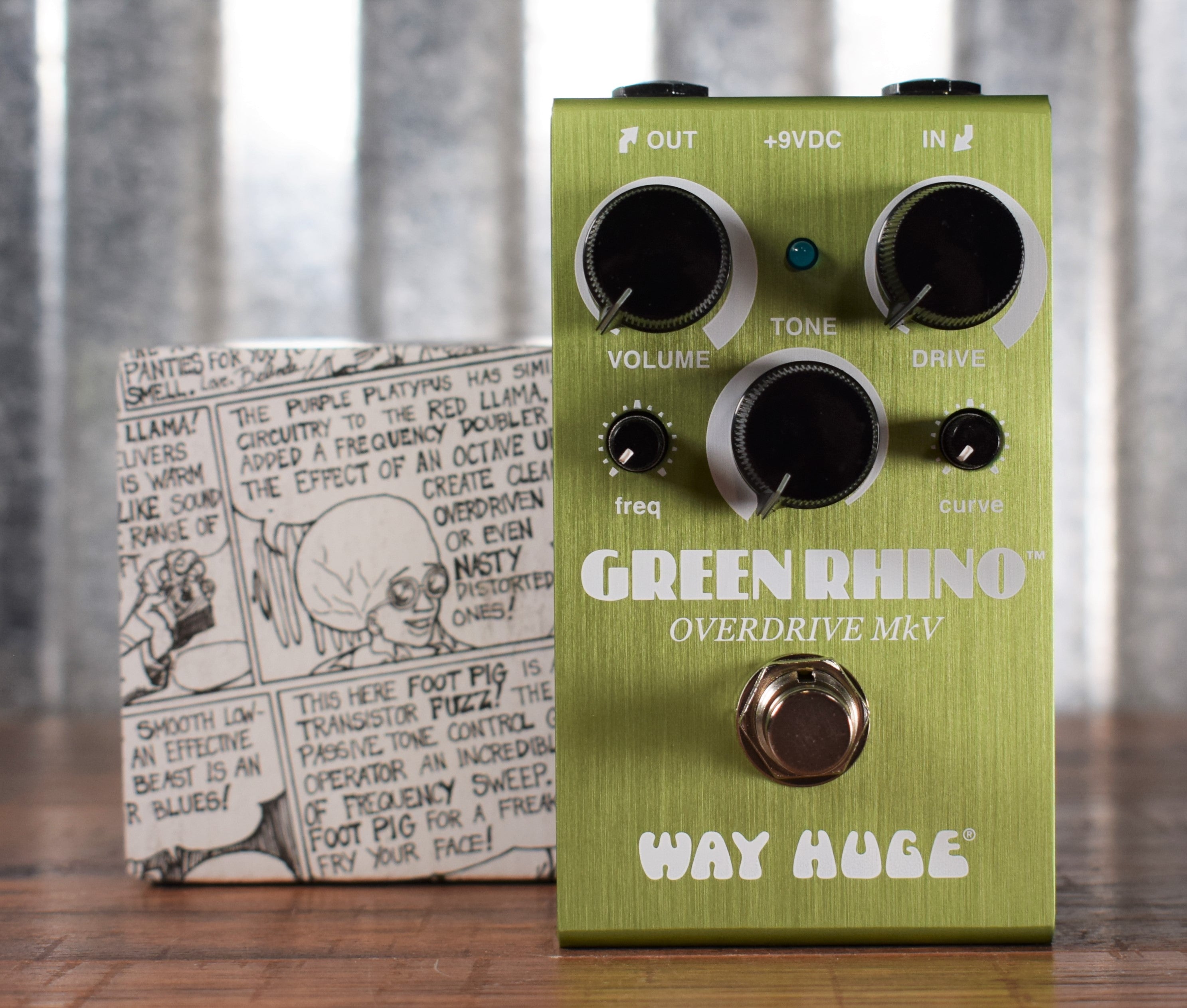 Dunlop Way Huge WM22 Smalls Green Rhino Overdrive Guitar Effect