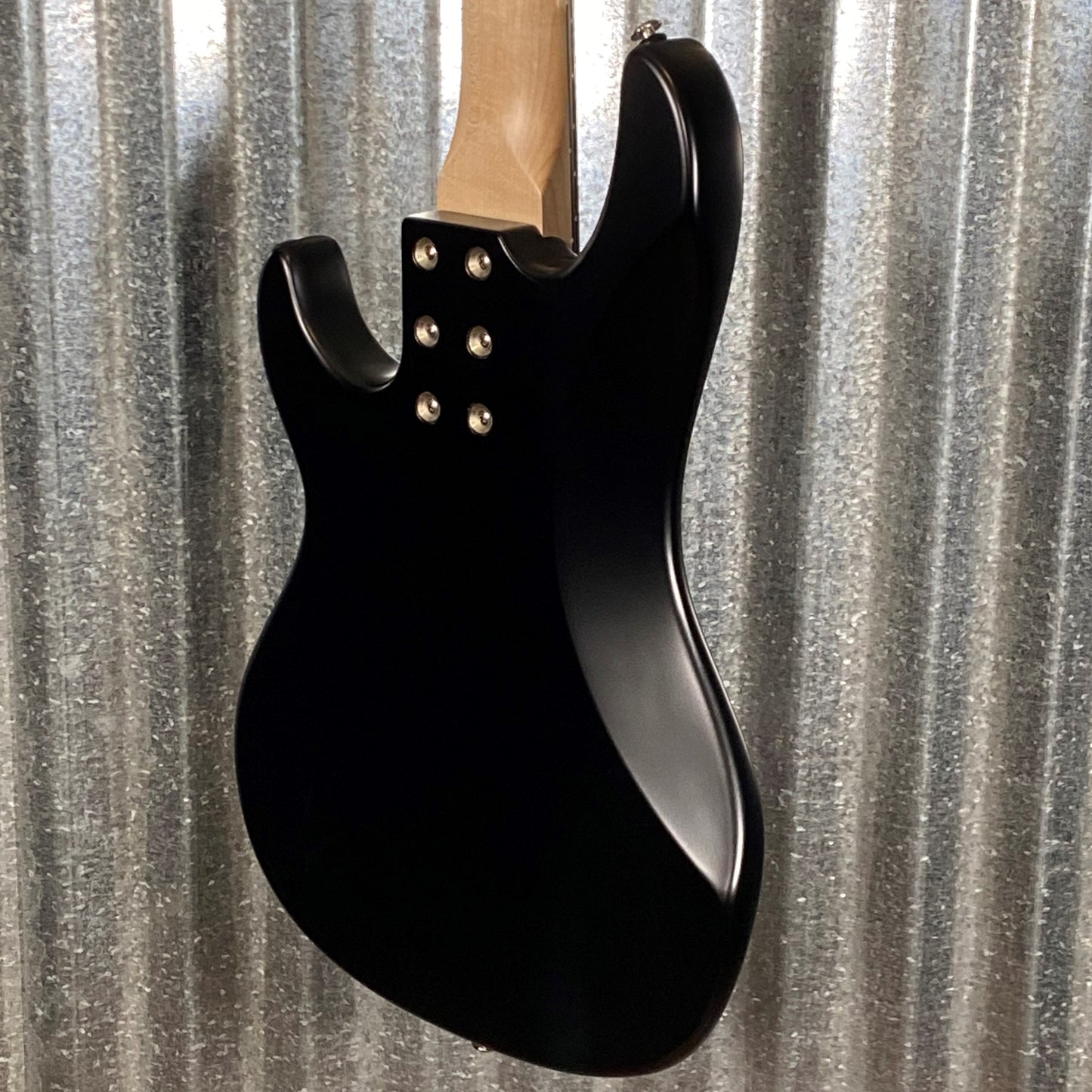 G&L USA Kiloton 5 Jet Black Frost 5 String Bass Rosewood Satin Neck & Case #7001 NOS
