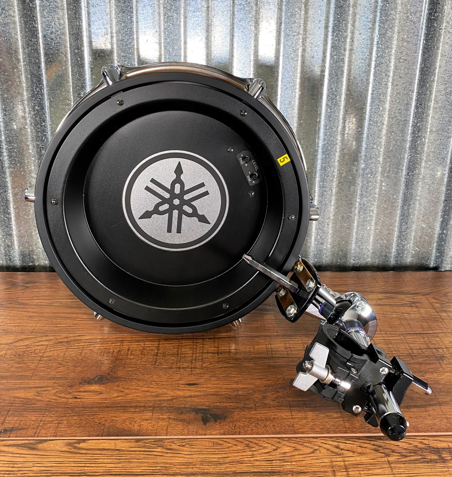 Yamaha DTEXTREME RHP120T 12" Electronic Tom Drum Trigger Pad With Birch Wood Shell & Mounting Hardware Used