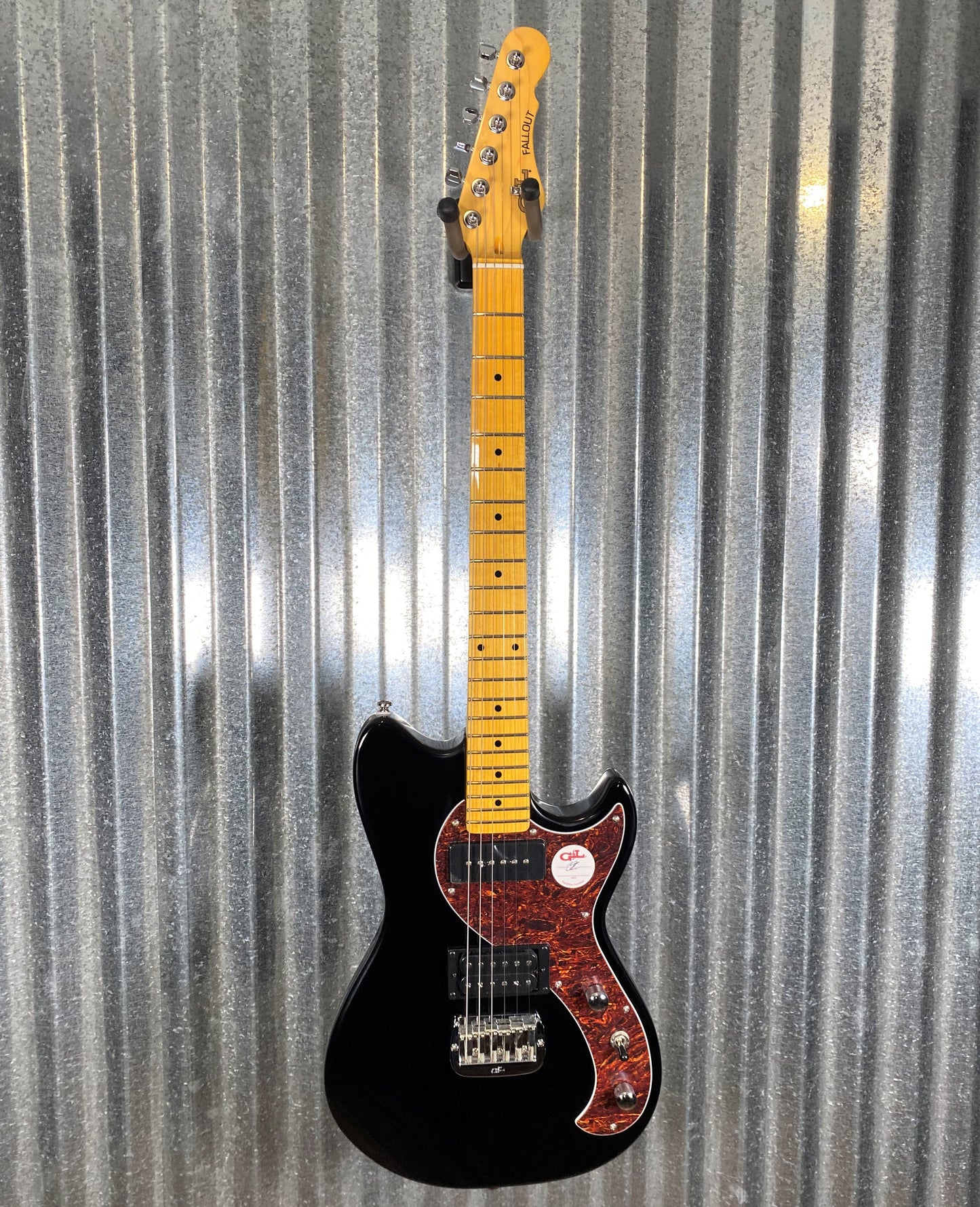 G&L Tribute Fallout Gloss Black Guitar #5149