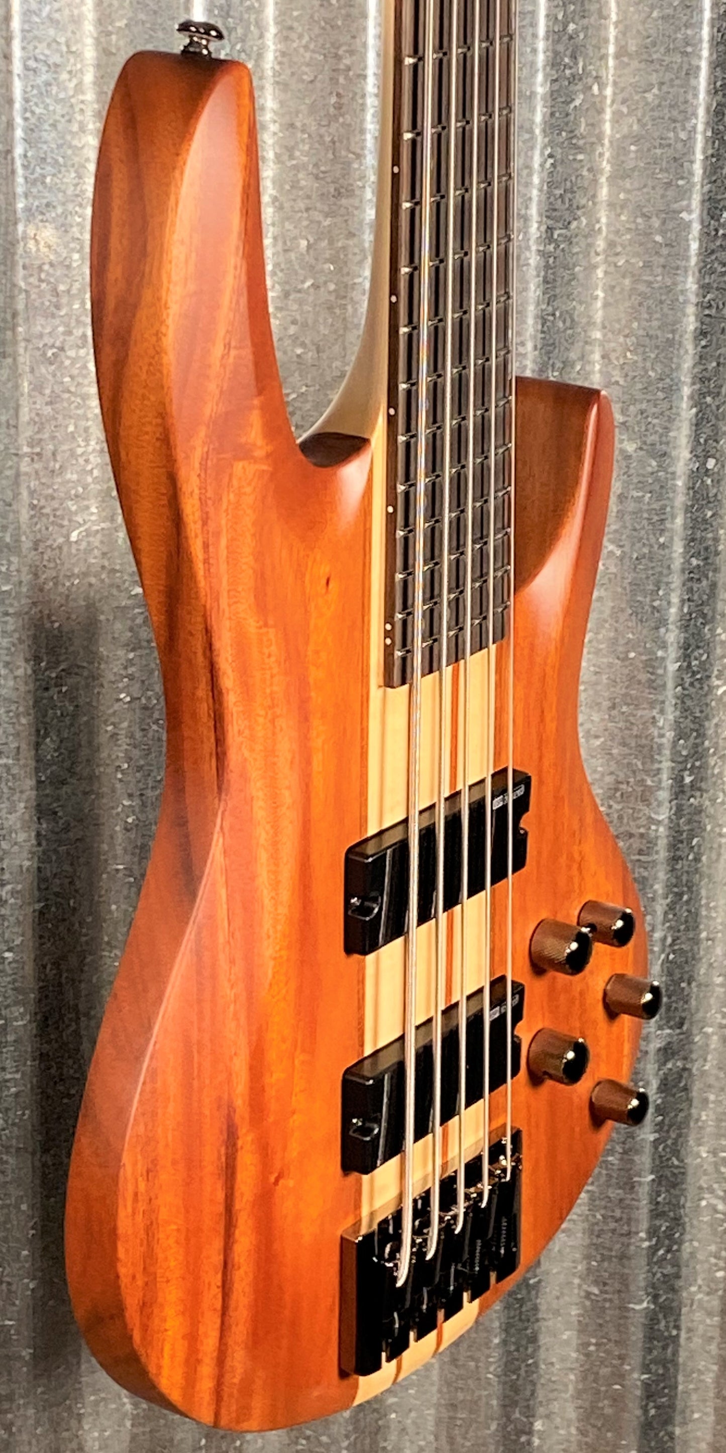 ESP LTD B-5E Mahogany Natural Satin 5 String Bass #1894