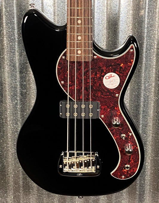 G&L Guitars Tribute Fallout Bass Short Scale 4 String Jet Black #6961