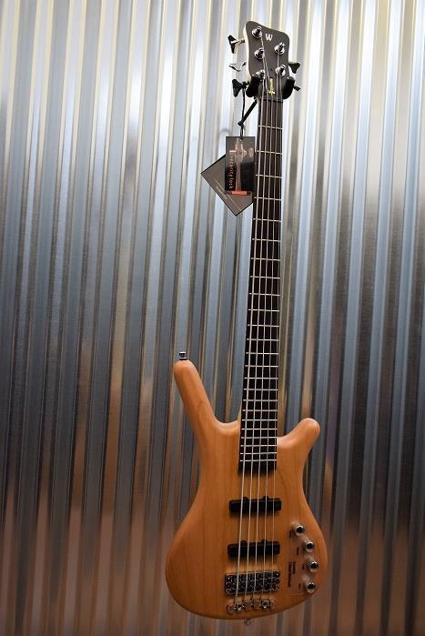 Warwick RockBass Corvette Basic Active 5 String Bass Natural & Case #0616