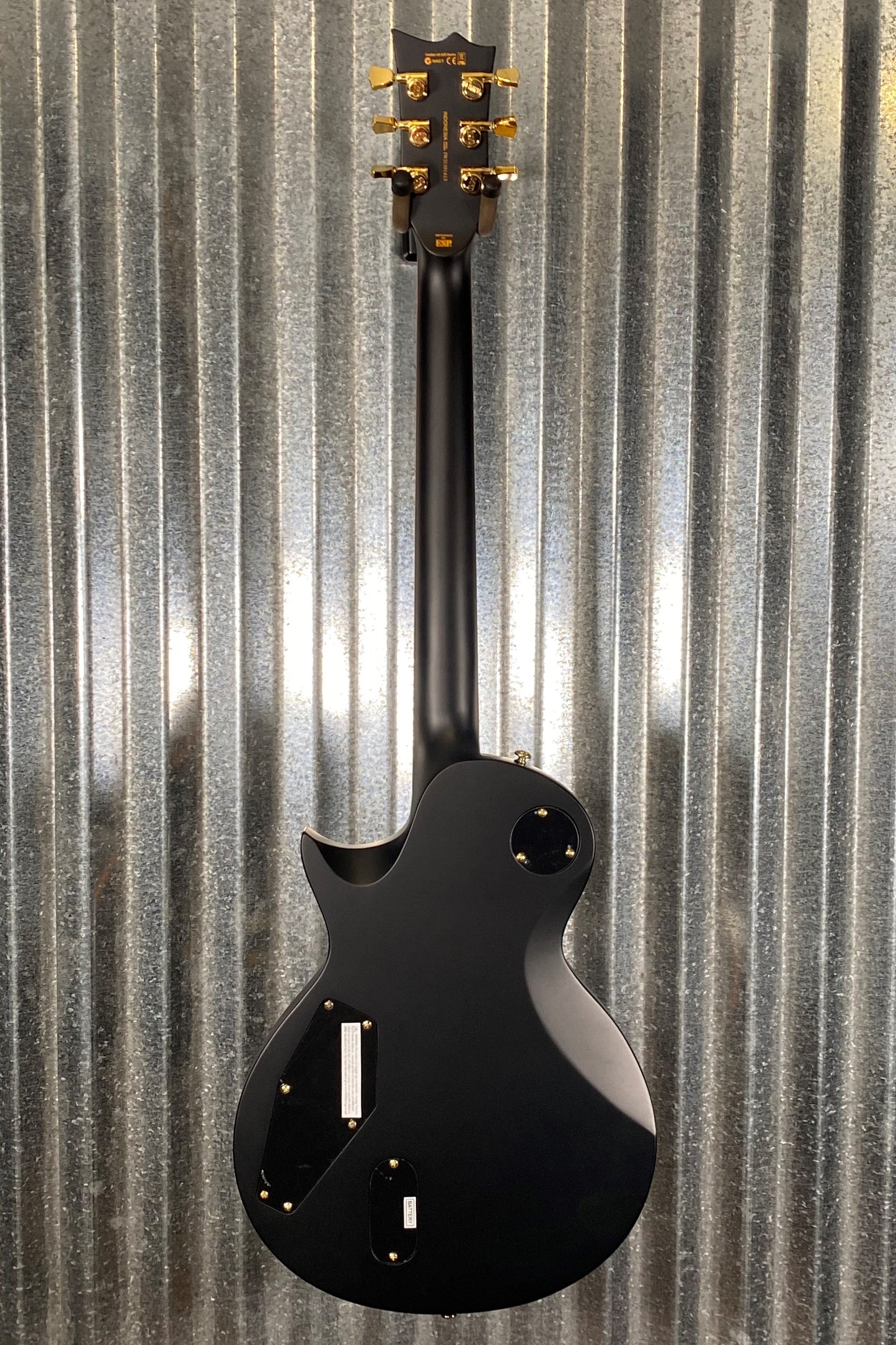 ESP LTD EC-1000 Eclipse EMG Vintage Black Guitar & Bag LEC1000VB #1613 Used