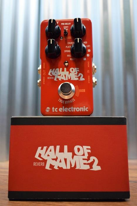 hall reverb pedal TC Electronic Hall Of Fame 2 Reverb Tone Print Guitar Effect Pedal – Specialty Traders