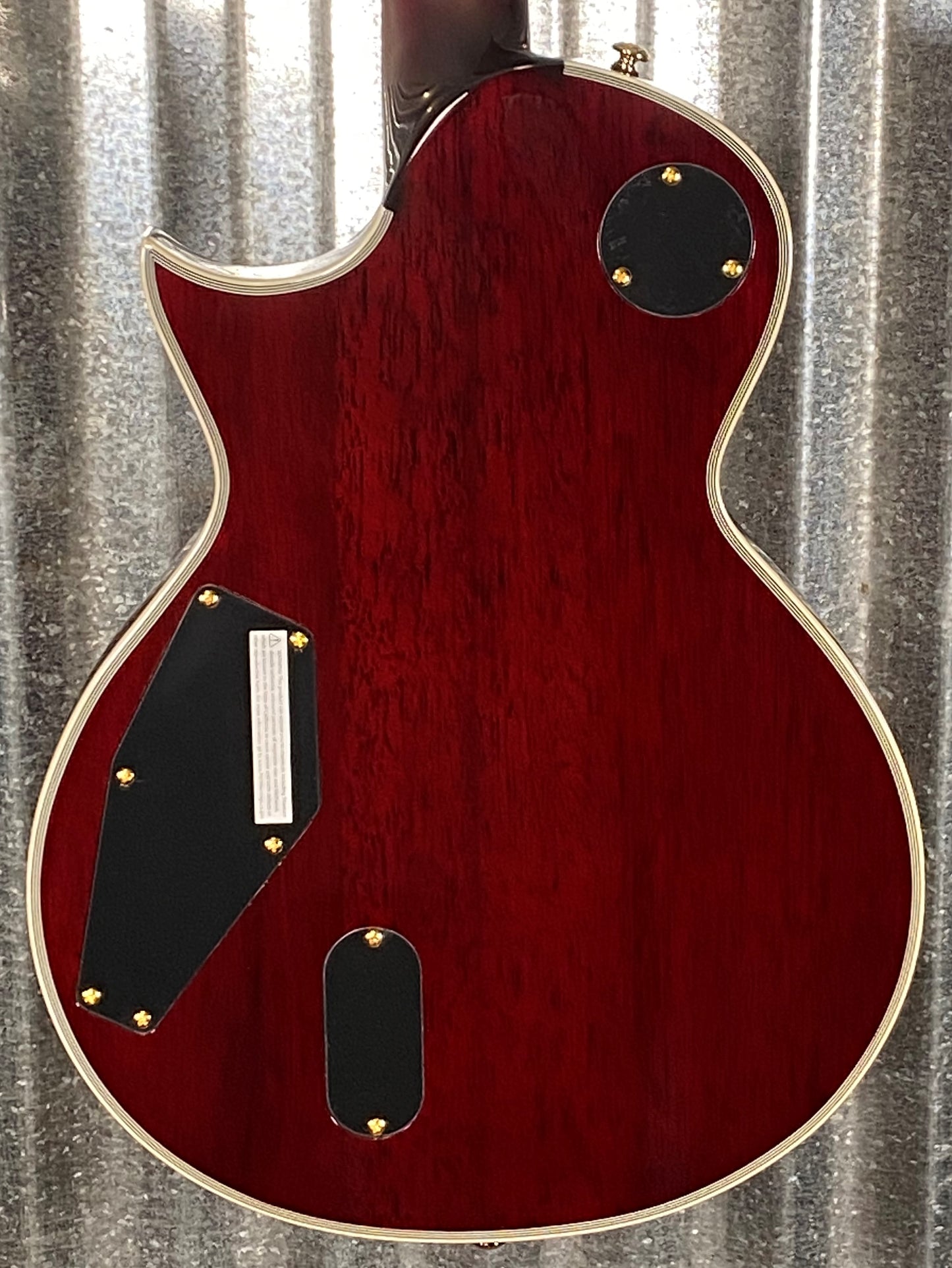 ESP LTD EC-1000T CTM Eclipse Fishman See Thru Black Cherry Guitar & Bag LEC1000TCTMFMSTBC #1307 Used