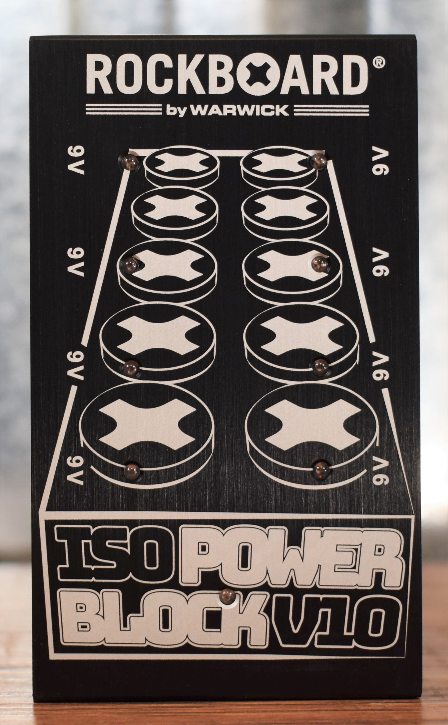 Warwick Rockboard Power Block ISOLATED V10 Outlet 9-18v Guitar Effect Pedal Pedalboard Power Supply