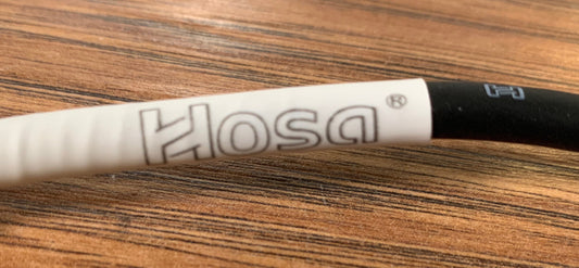 Hosa CPE-106 Right Angle 6" White Guitar Bass Effects Pedalboard Patch Cable 4 Pack