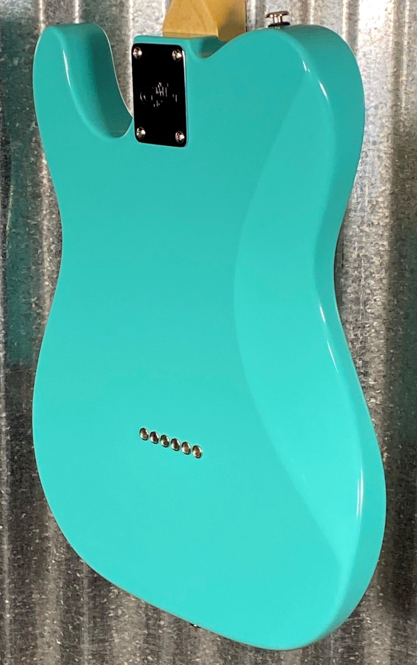 G&L USA ASAT Classic Bluesboy Turquoise Maple Satin Neck Guitar & Case #2083