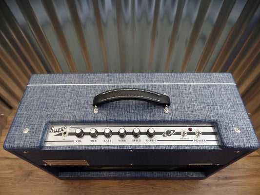 Supro USA 1648RT Saturn Reverb 15 Watt 1x12" Guitar Combo Amplifier Demo #0303