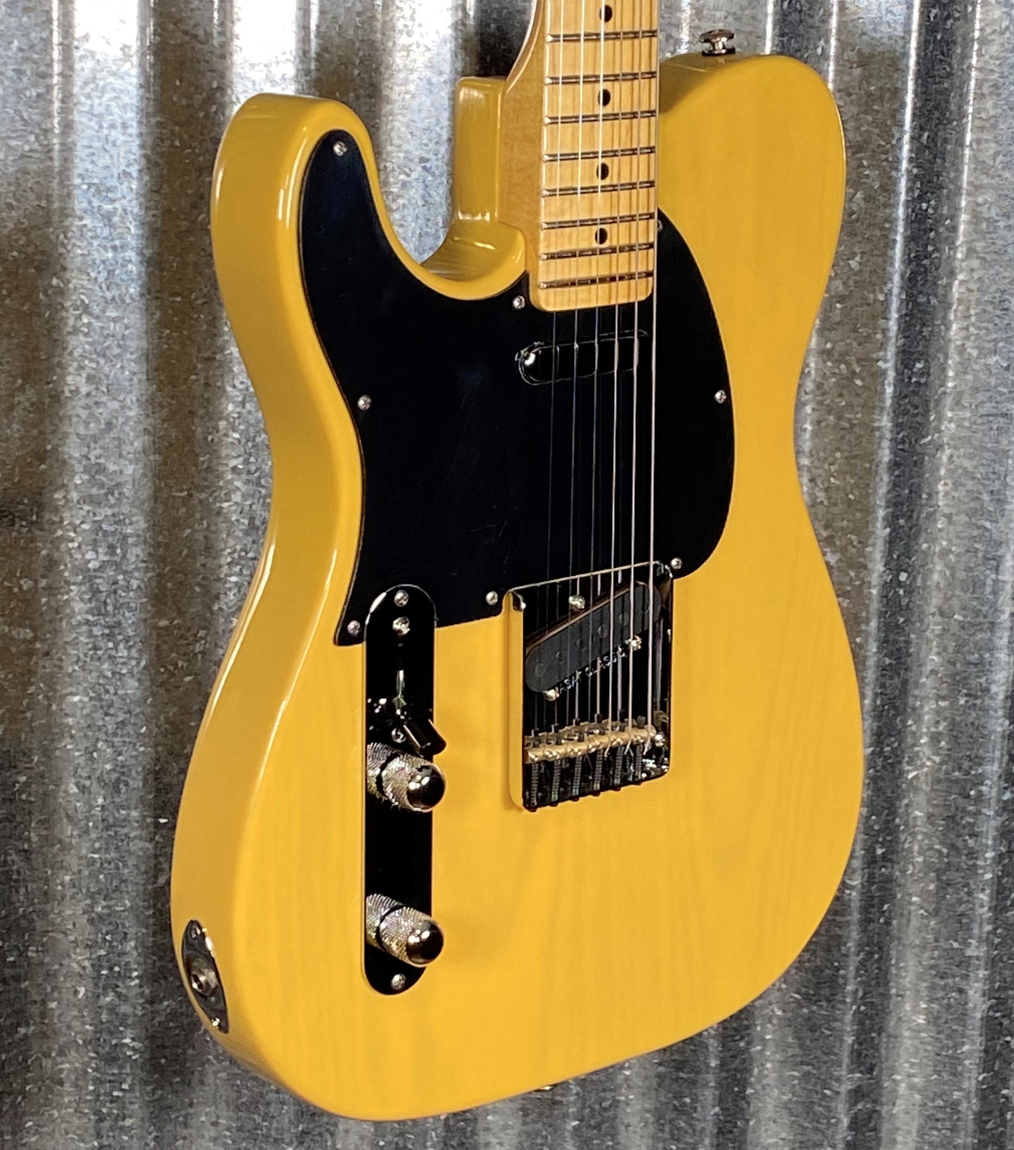 G&L USA 2015 Custom ASAT Classic Alnico Butterscotch Blonde Left Hand Guitar & Bag #5099 Used