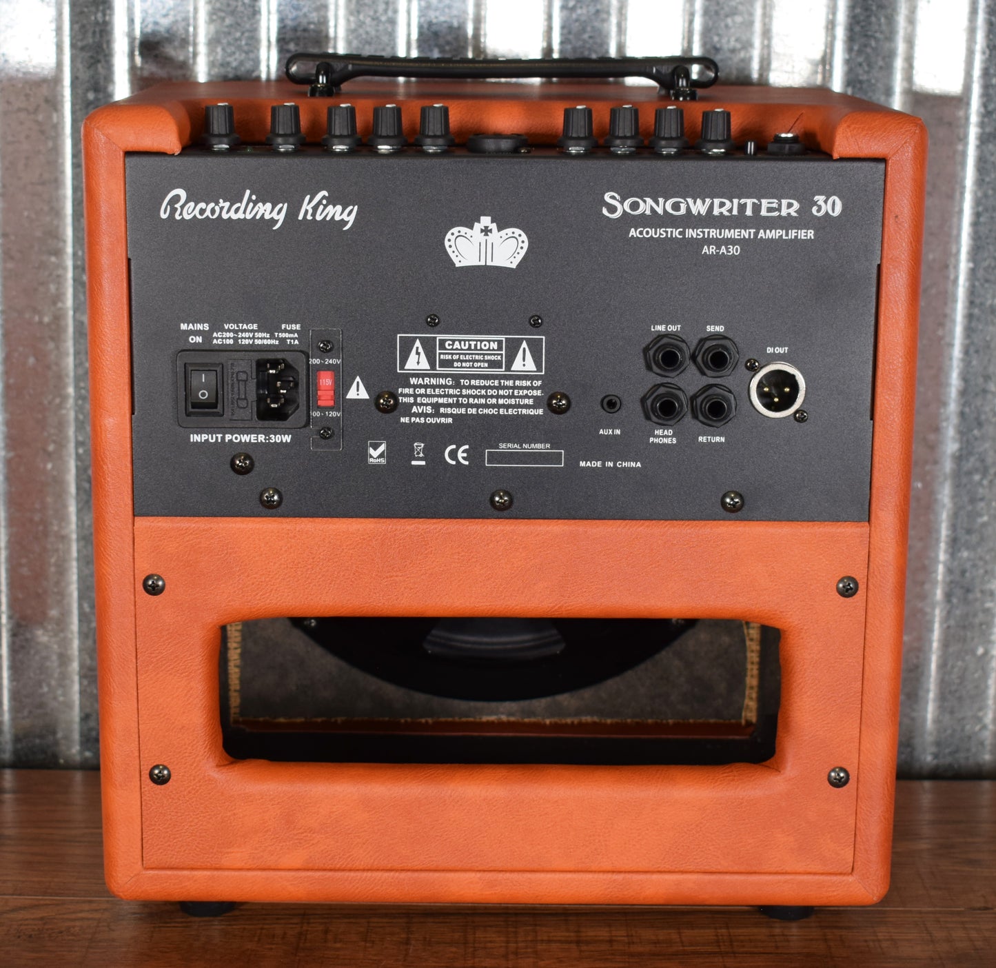 Recording King Songwriter 30 Watt 10" Acoustic Guitar Amplifier Combo AR-A30