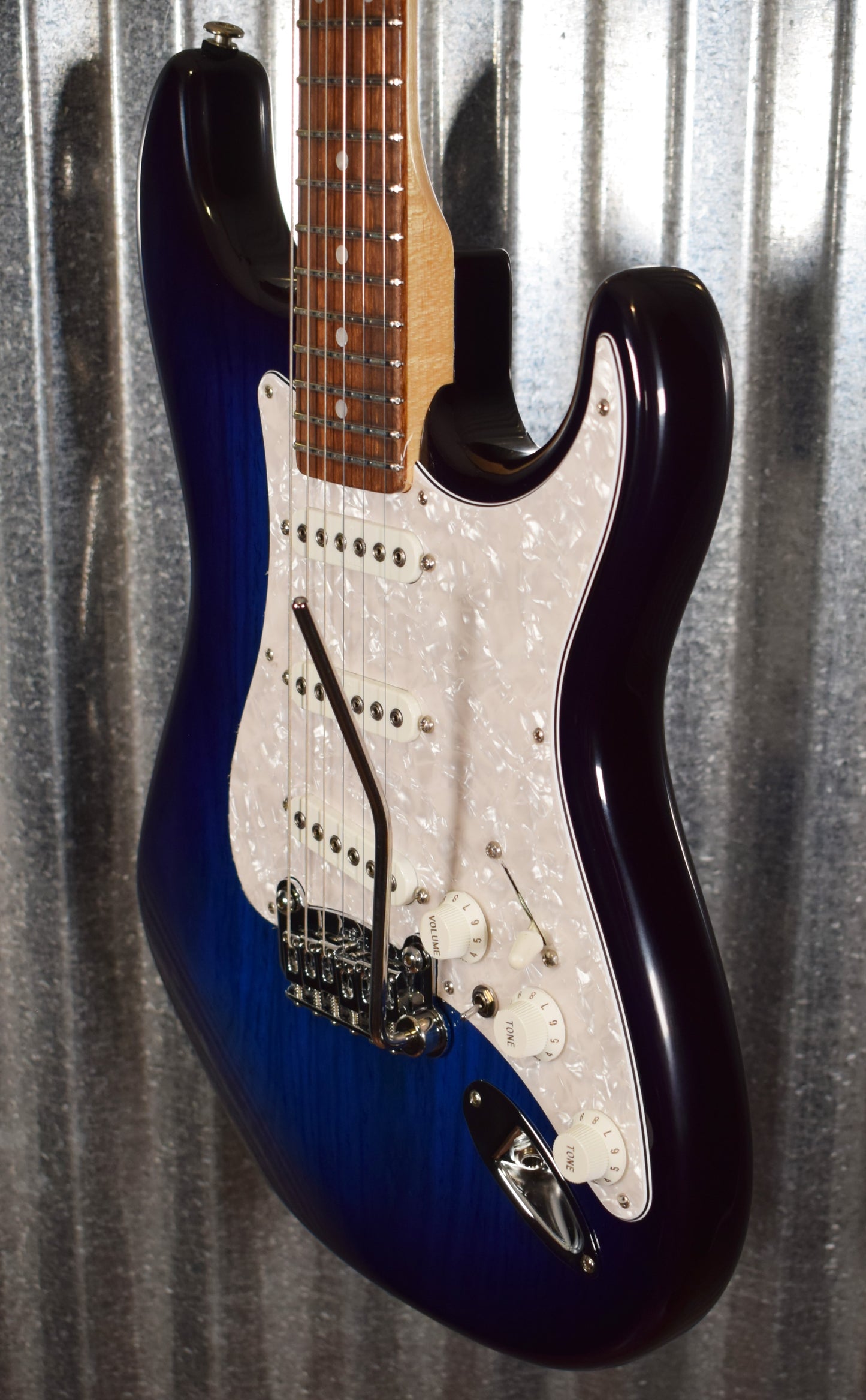 G&L USA Fullerton Deluxe S-500 Blueburst Guitar & Case S500 #5061 2019