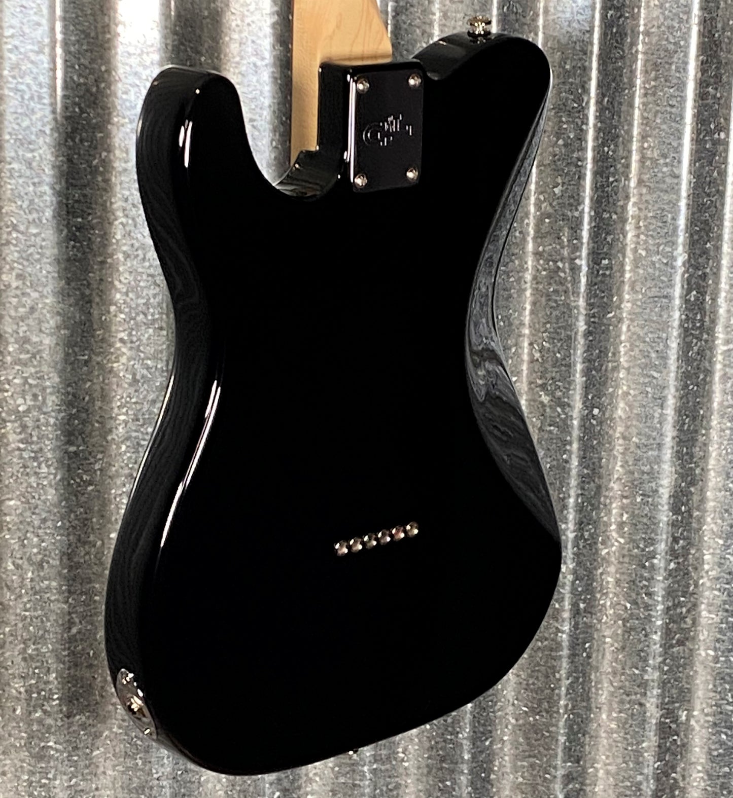 G&L USA ASAT Classic Jet Black Guitar & Bag #1147 Used