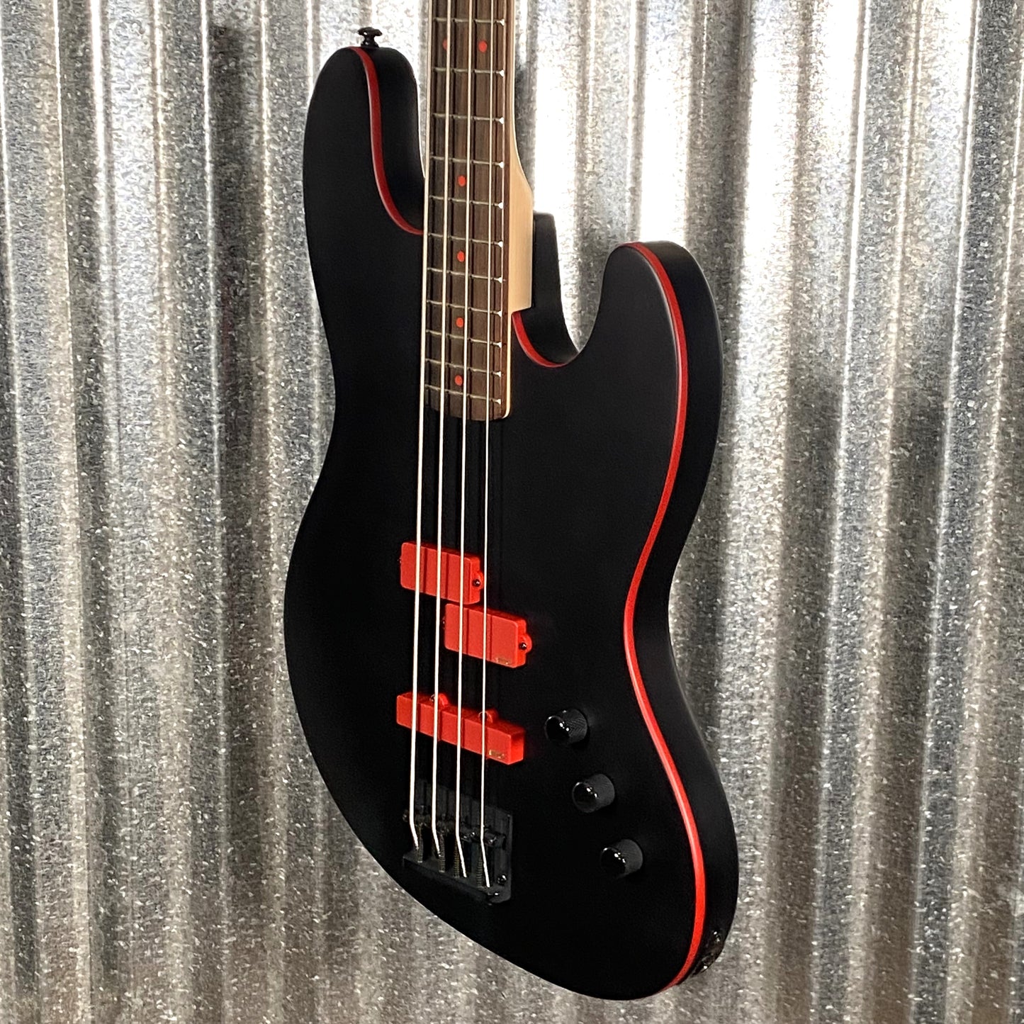 ESP LTD FBJ-400 Frank Bello 4 String Bass EMG PJ Black Satin #0324 Used