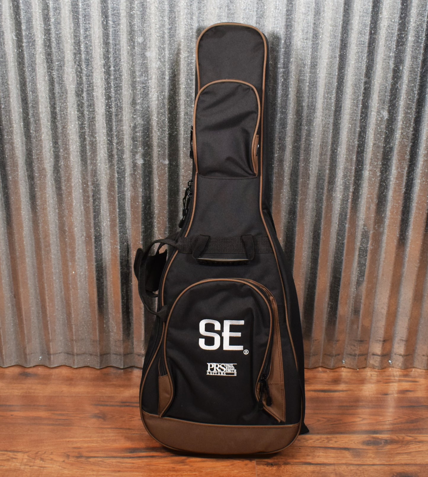 PRS Paul Reed Smith SE Parlor Satin Black Top Acoustic Electric Guitar & Bag #8935