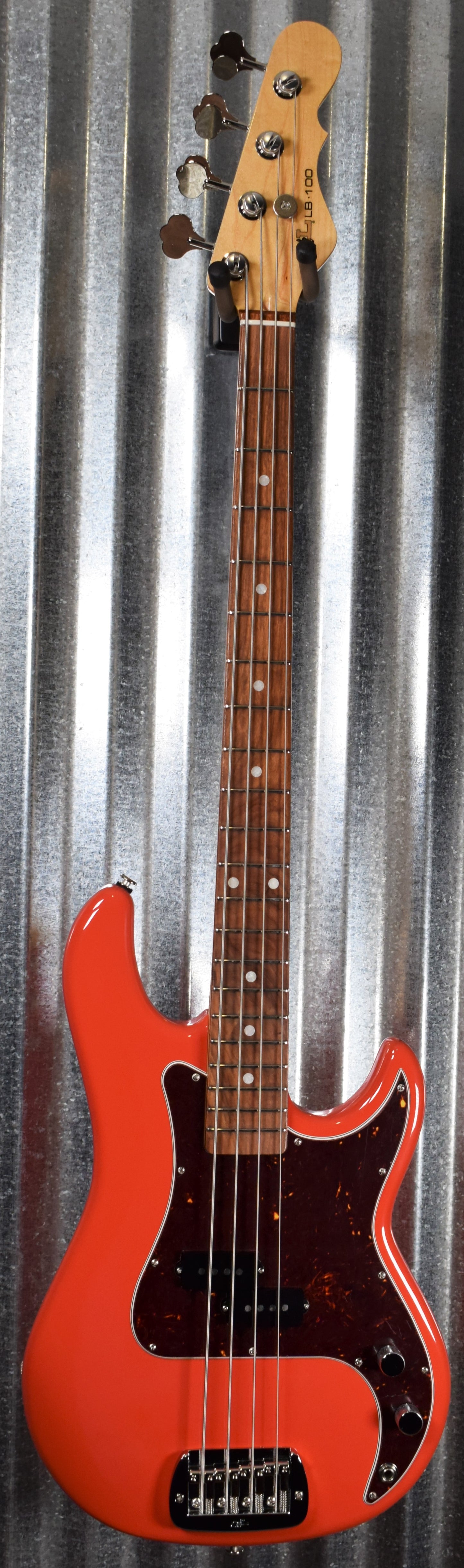 G&L USA Fullerton Deluxe Lb-100 4 String Bass Fullerton Red & Case LB100 2019 #2050