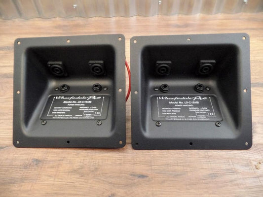 Wharfedale Pro Dual Speakon & 1/4 Wired Speaker Input Jack Plate Set of 2  #659