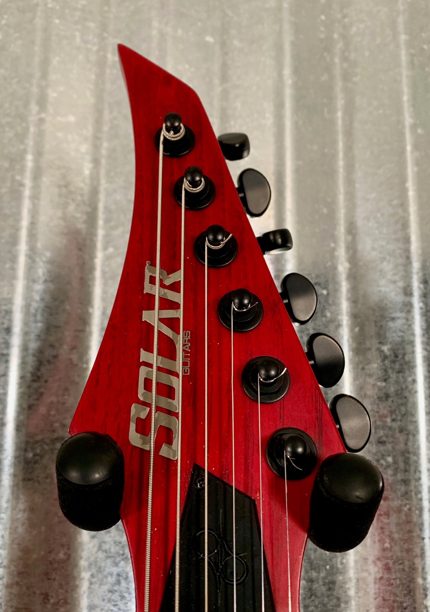 Solar Guitars A2.6 Trans Blood Red Matte Guitar A2.6TRB #0584 Used