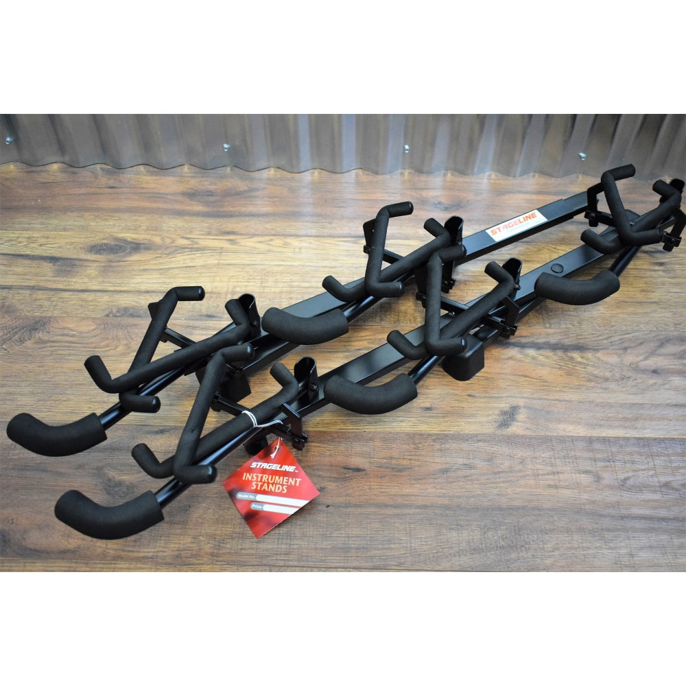 Stageline GS5R 5 In Line Floor Electric, Acoustic or Bass Guitar Stand