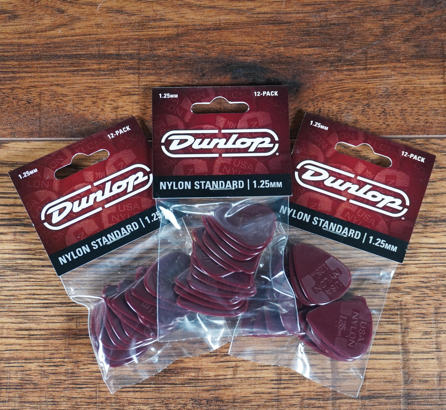 Dunlop 44P125 Nylon Standard 1.25MM Guitar Pick 36 Pack