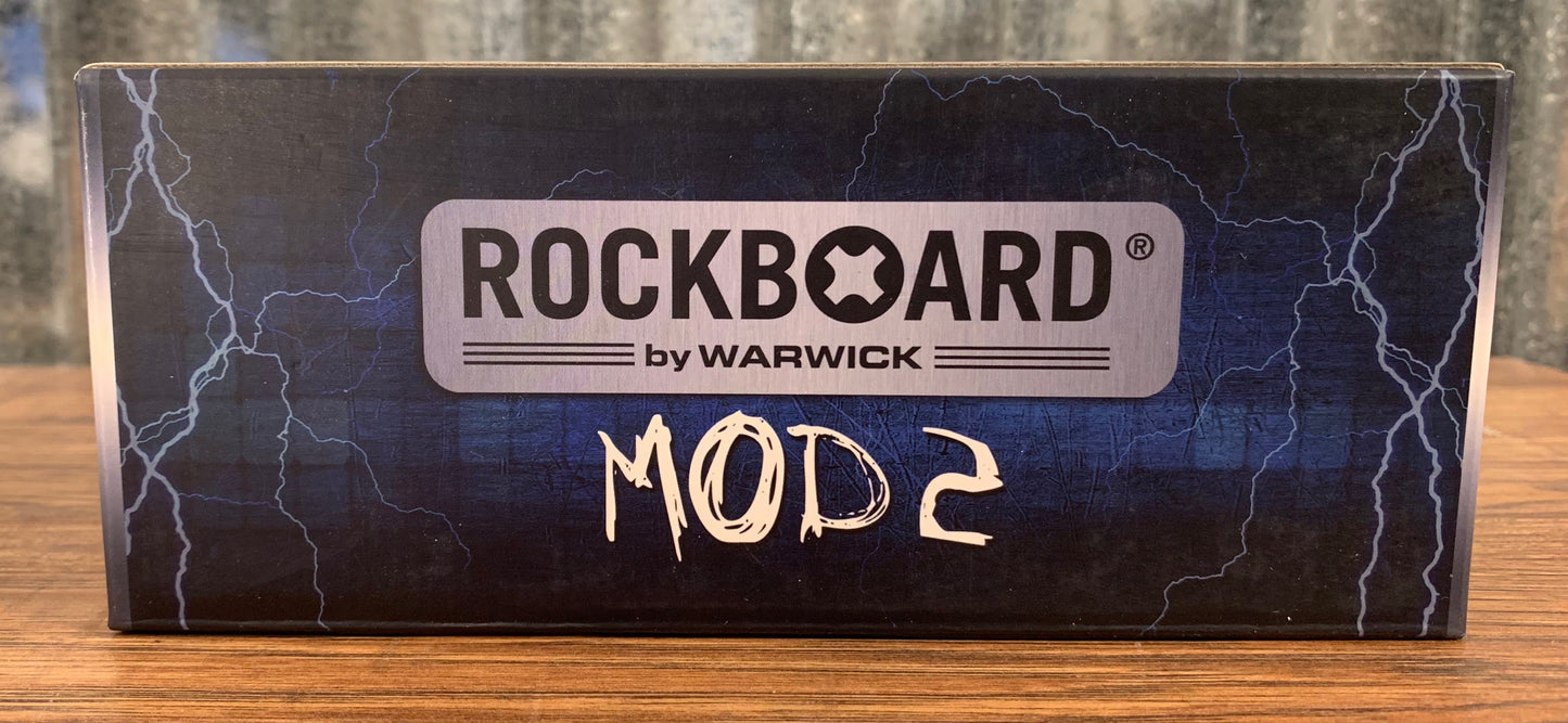 Warwick Rockboard MOD 2 Blue TRS Midi USB Guitar Effect Pedalboard Patchbay Module