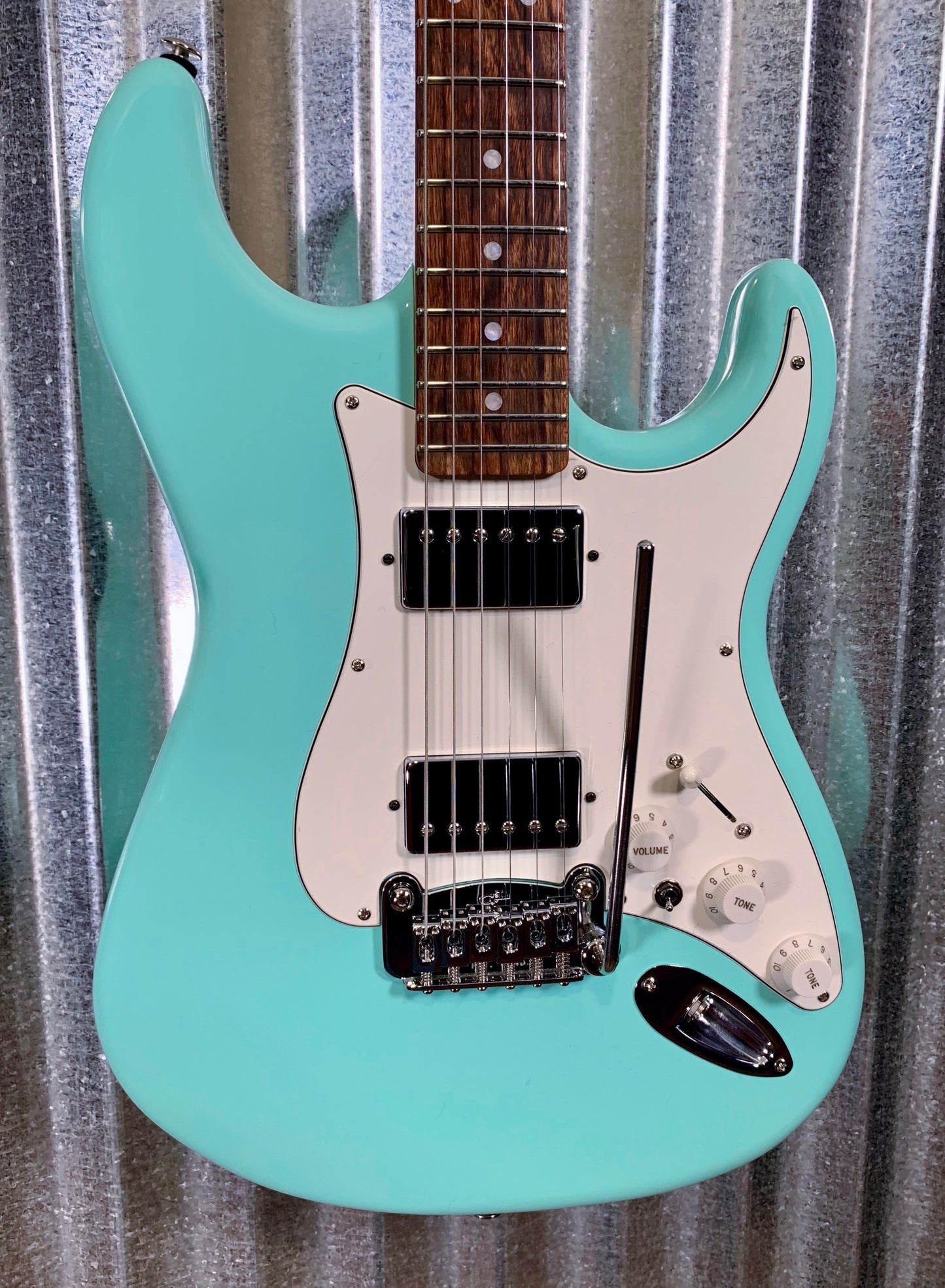 G&L USA Fullerton Custom Legacy HH Surf Green Guitar & Case 2019 #2107