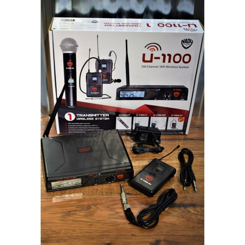 Nady Audio U-1100 GT UHF Wireless Guitar & Bass System Body Pack & Receiver