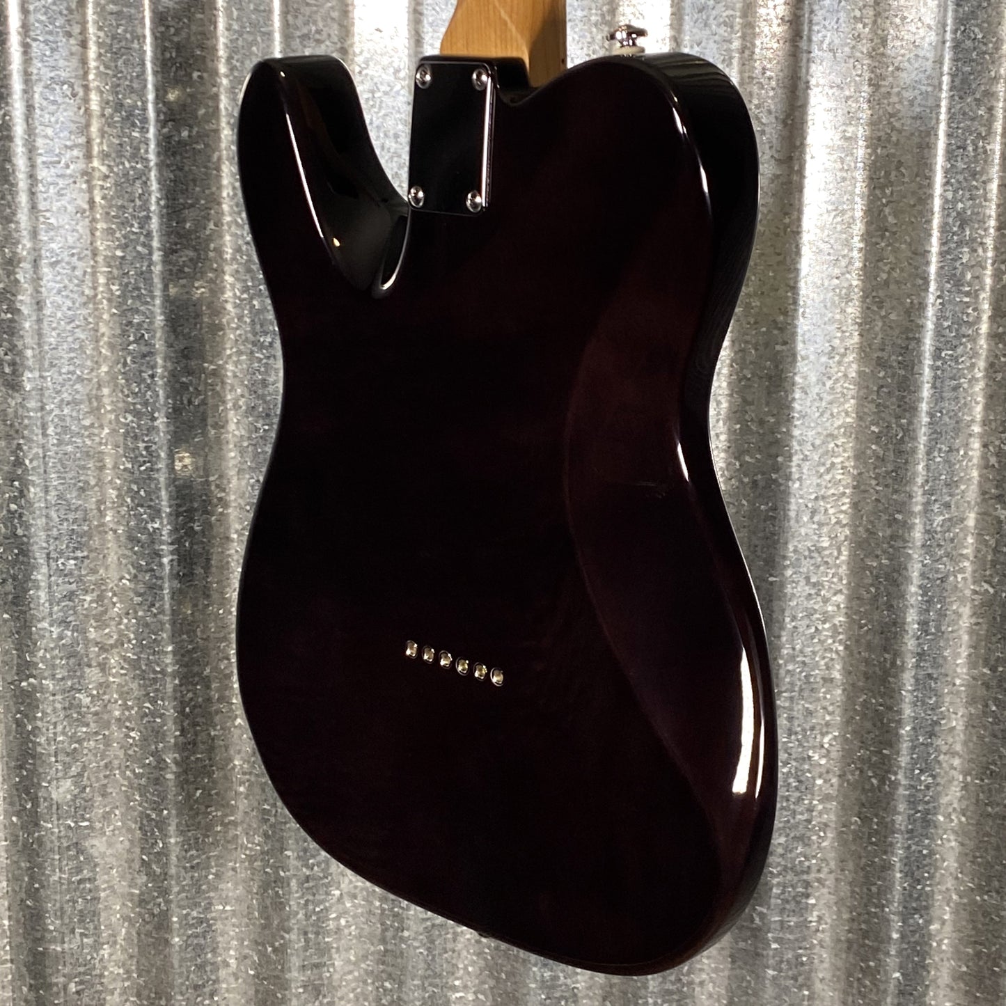 Musi Virgo Classic Telecaster Transparent Black Guitar #0267 Used