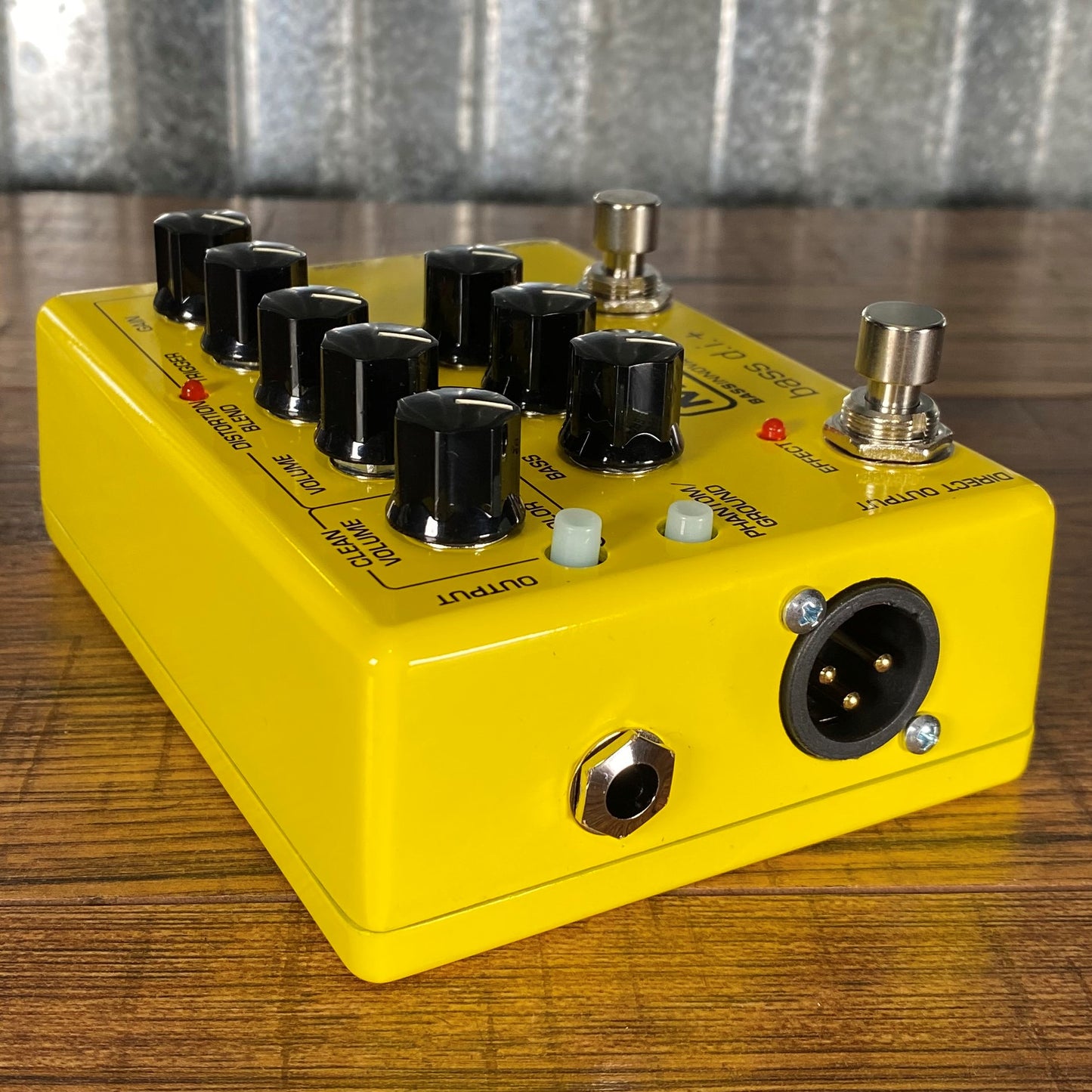 Dunlop MXR M80Y Bass Distortion + Preamp Direct Box Ikebe Yellow Effect Pedal
