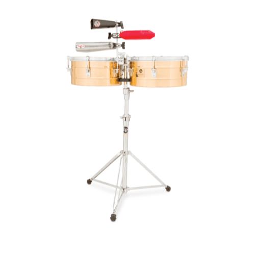 LP Latin Percussion Tito Puente 13" & 14" Bronze Timbales Set LP256-BZ