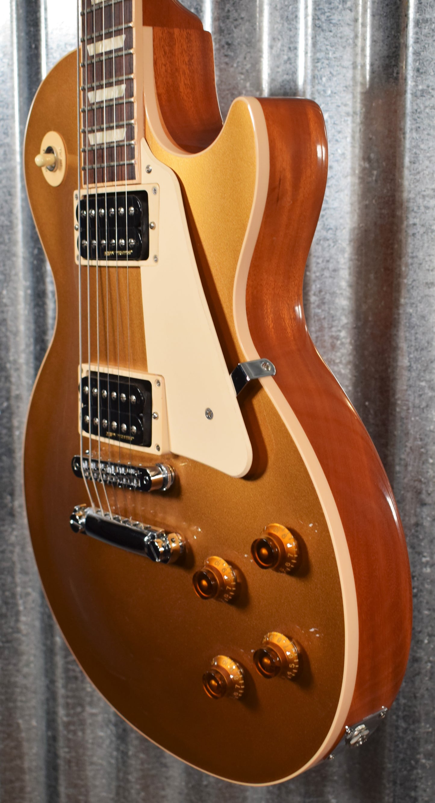 Gibson USA 2016 Les Paul Standard T Gold Top Dirty Fingers Guitar & Case Used