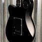 Reverend Guitars Reeves Gabrels Signature Satin Trans Black Flame Maple Guitar #5854