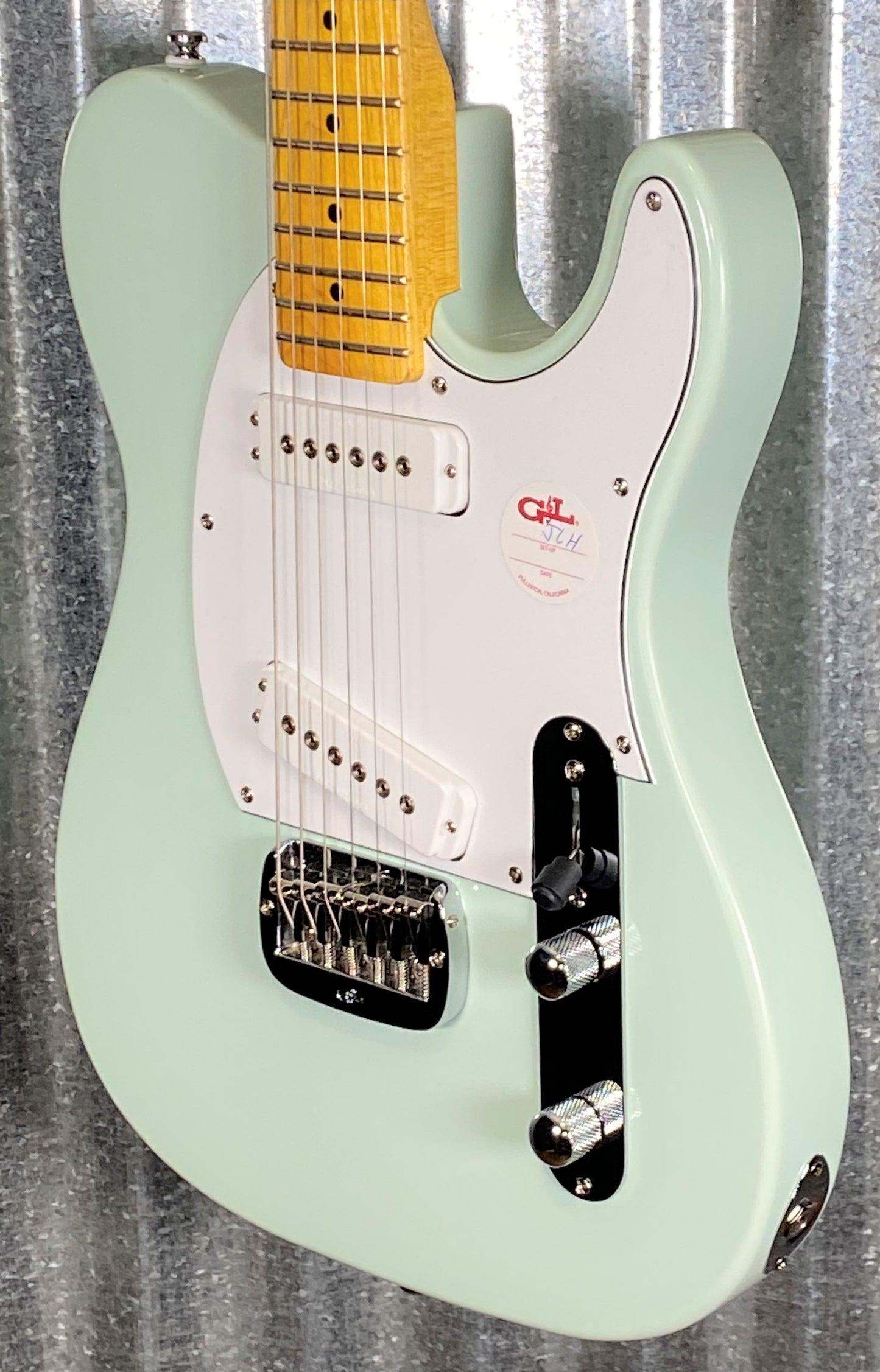 G&L Tribute ASAT Special Surf Green Guitar Blem #7466